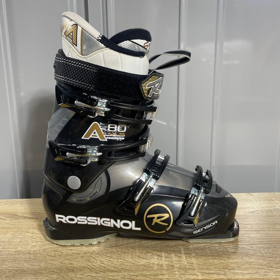 elan168cmROSSIGNOL27/27.5cmストック付きスキーセット