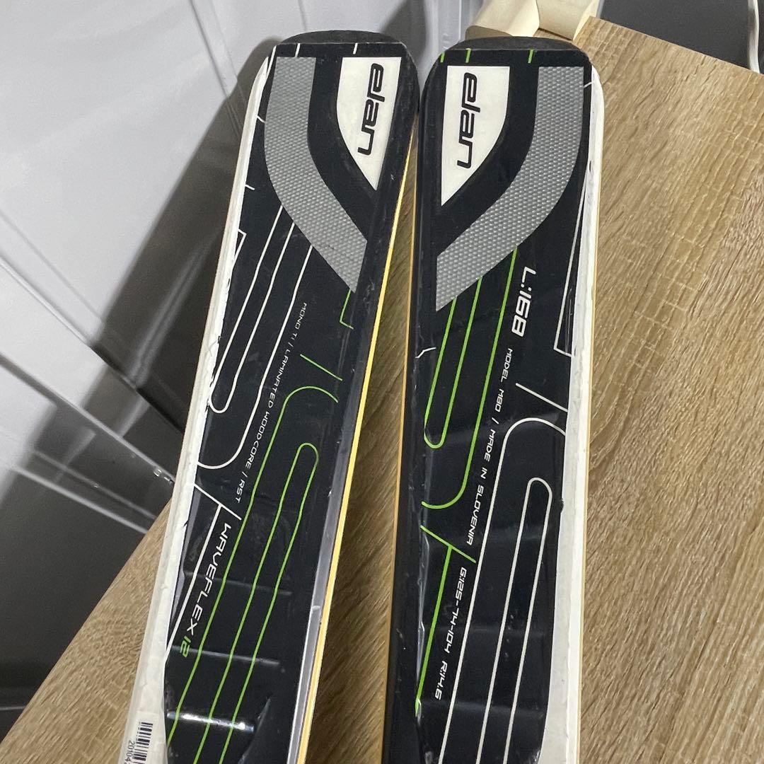 elan168cmROSSIGNOL27/27.5cmストック付きスキーセット