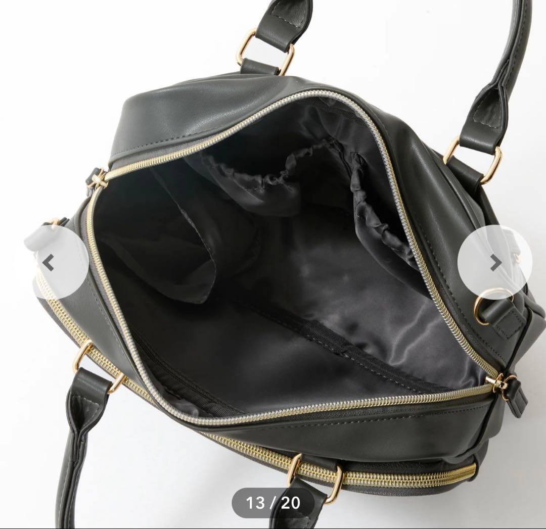 supergroupies A3! おともプチバッグ グレー