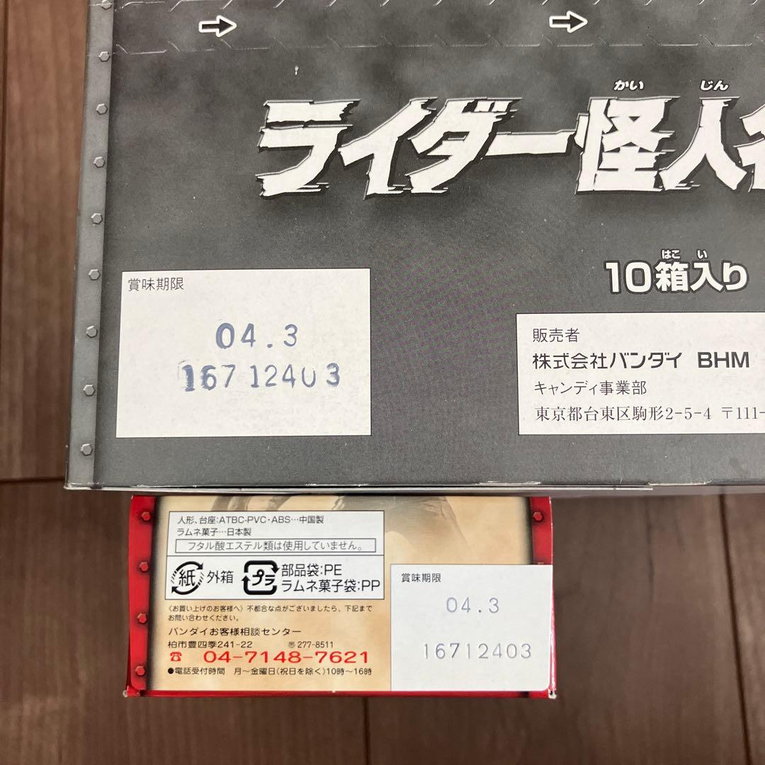 【ライダー怪人名鑑 初版】仮面ライダー 2004年 コンプリート 箱未開封品