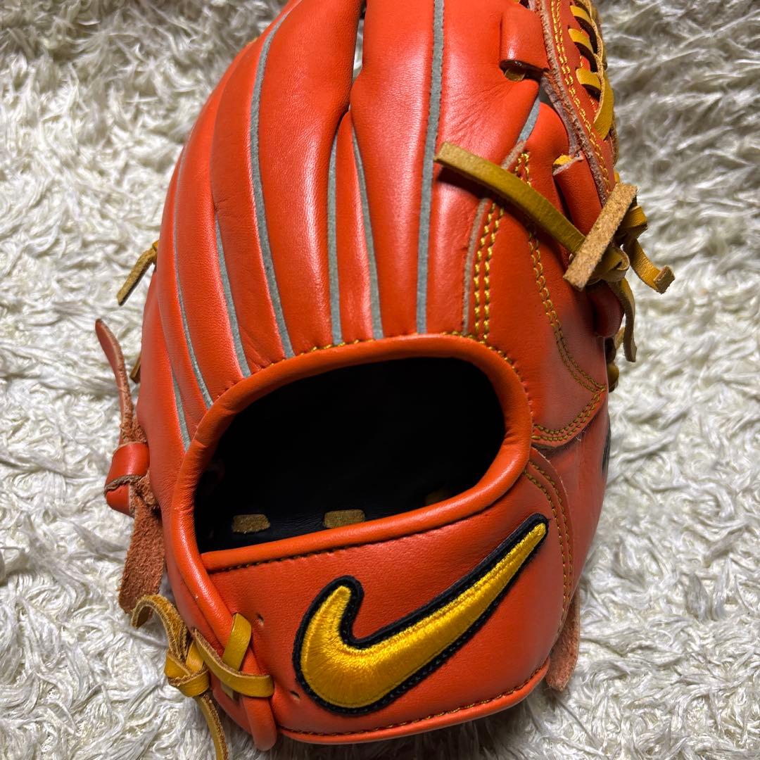 NIKE DIAMOND READY GATE 野球 グローブ 軟式 オレンジ