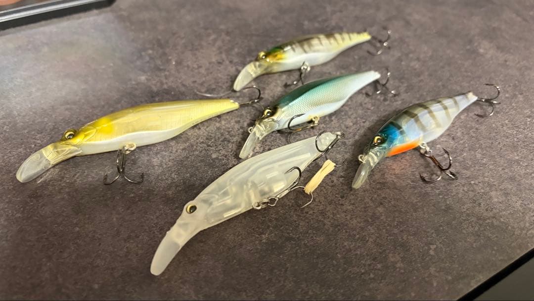 美品 常吉HAMA SHAD LR-T 81 SR/SF 5色セット7PALMS