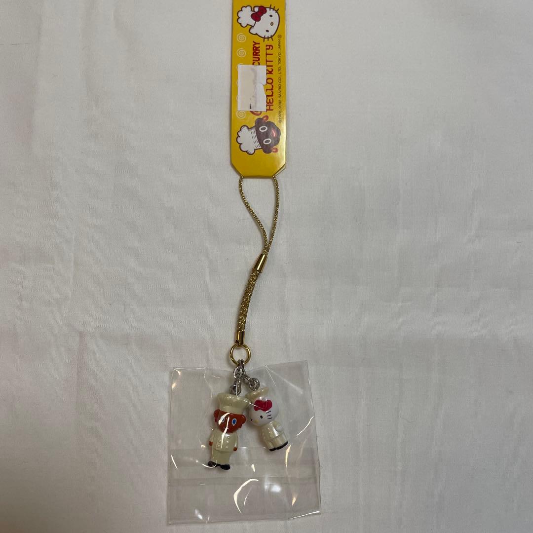 新品◆ハローキティ ご当地キティ 根付けストラップ オリエンタルカレー◆匿名配送