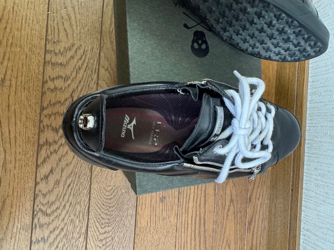 シューズ(男性用) MARK&LONA ENCORE ZIP LOW CUT SNEAKER