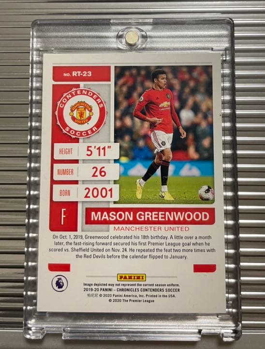 Panini 2019/20 ROOKIE TICKET グリーンウッド