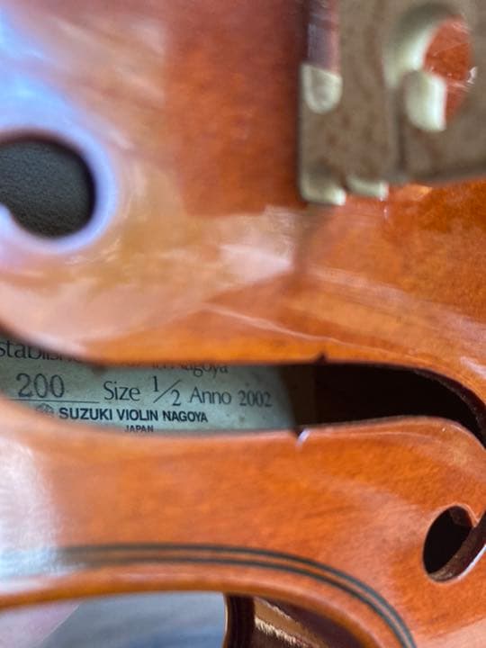スズキ suzuki ヴァイオリン No.200 1/2