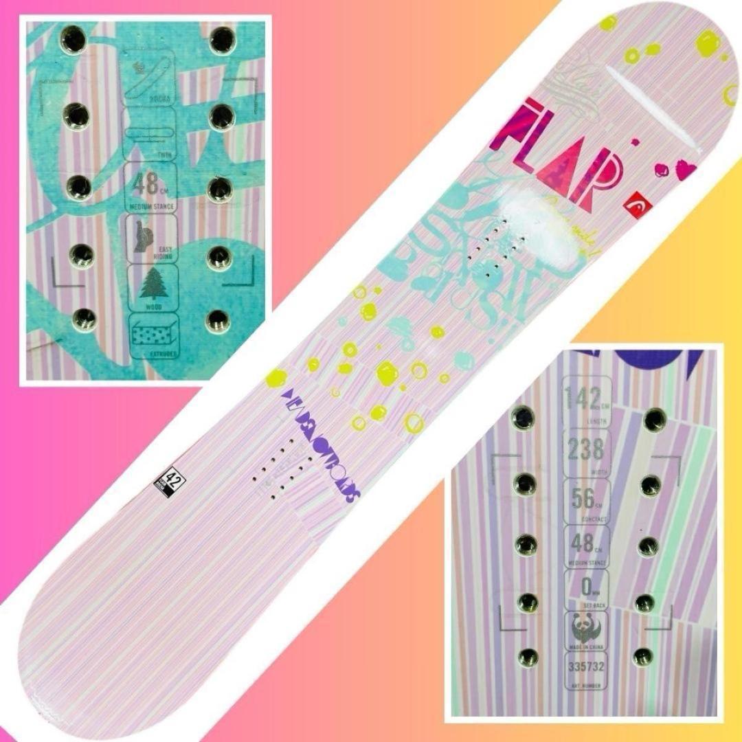 【即乗り3点セット♪】SALOMONブーツ＆スノーボード 142cm レディース