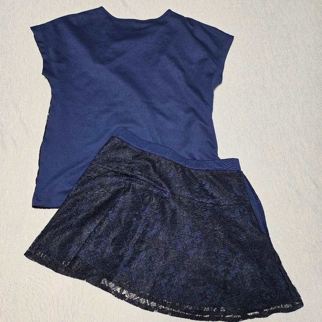 フィラ　レースのセットアップ　ネイビー