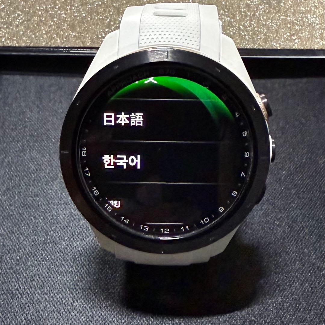 美品❣️GARMIN S70 42mm ホワイト