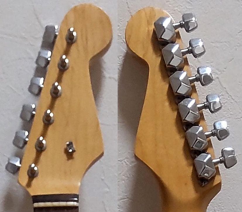 メーカー不明 美品 スラブボード指板 ストラトモデル