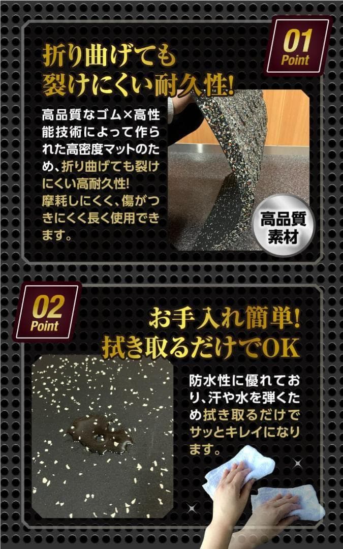 【USAGIページ】4WD ジムマット 4枚x7セット イエローチップ