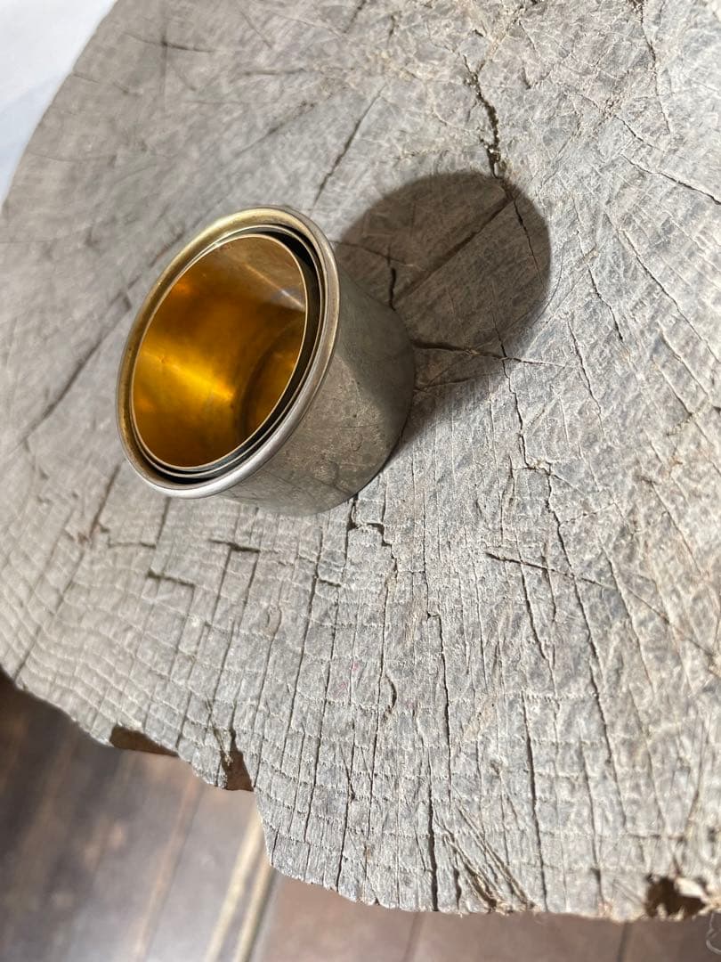 携行カップ マイカップ 折畳み 収納 コップ アンティーク 古道具