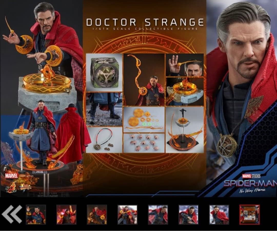 【新品未開封】ホットトイズ ドクターストレンジ1/６フィギュア ノーウェイホーム