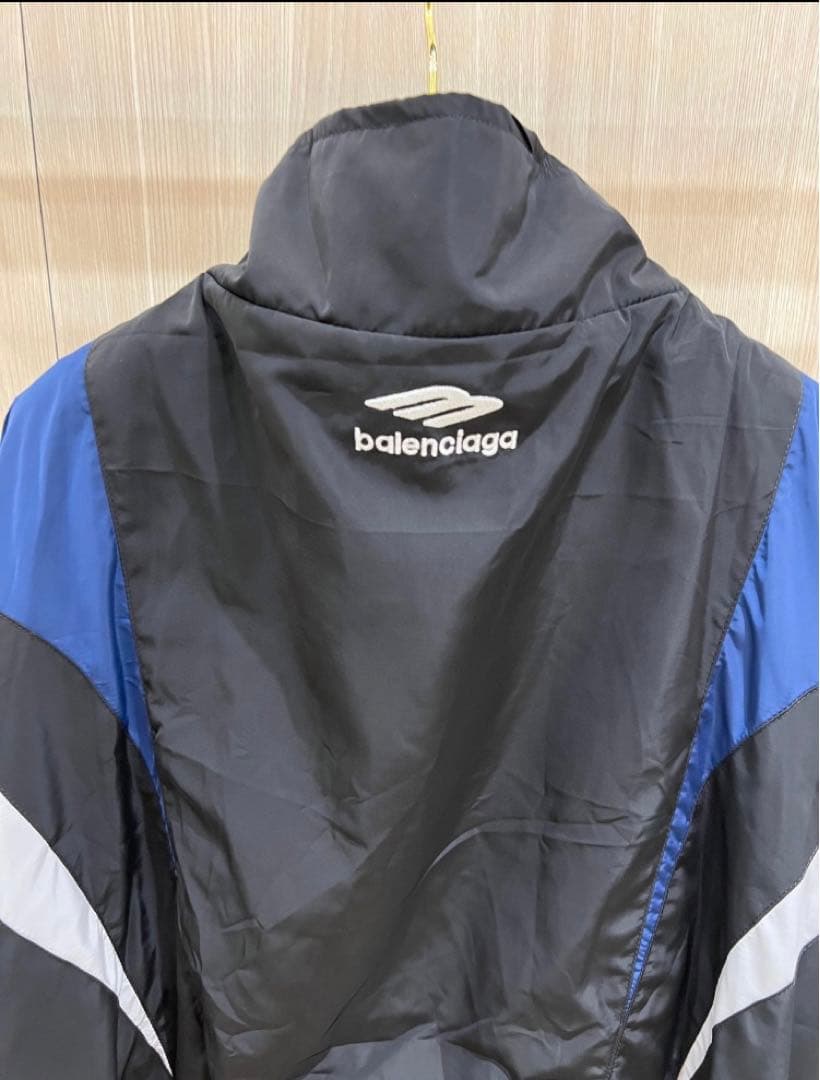 美品バレンシアガ  オフショルダートラックジャケットブルゾン M