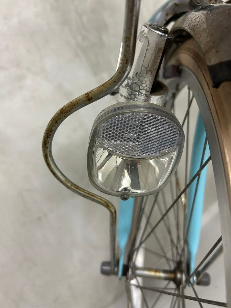 子供用自転車 水色 cafe croissant 24 札幌市　引き渡し