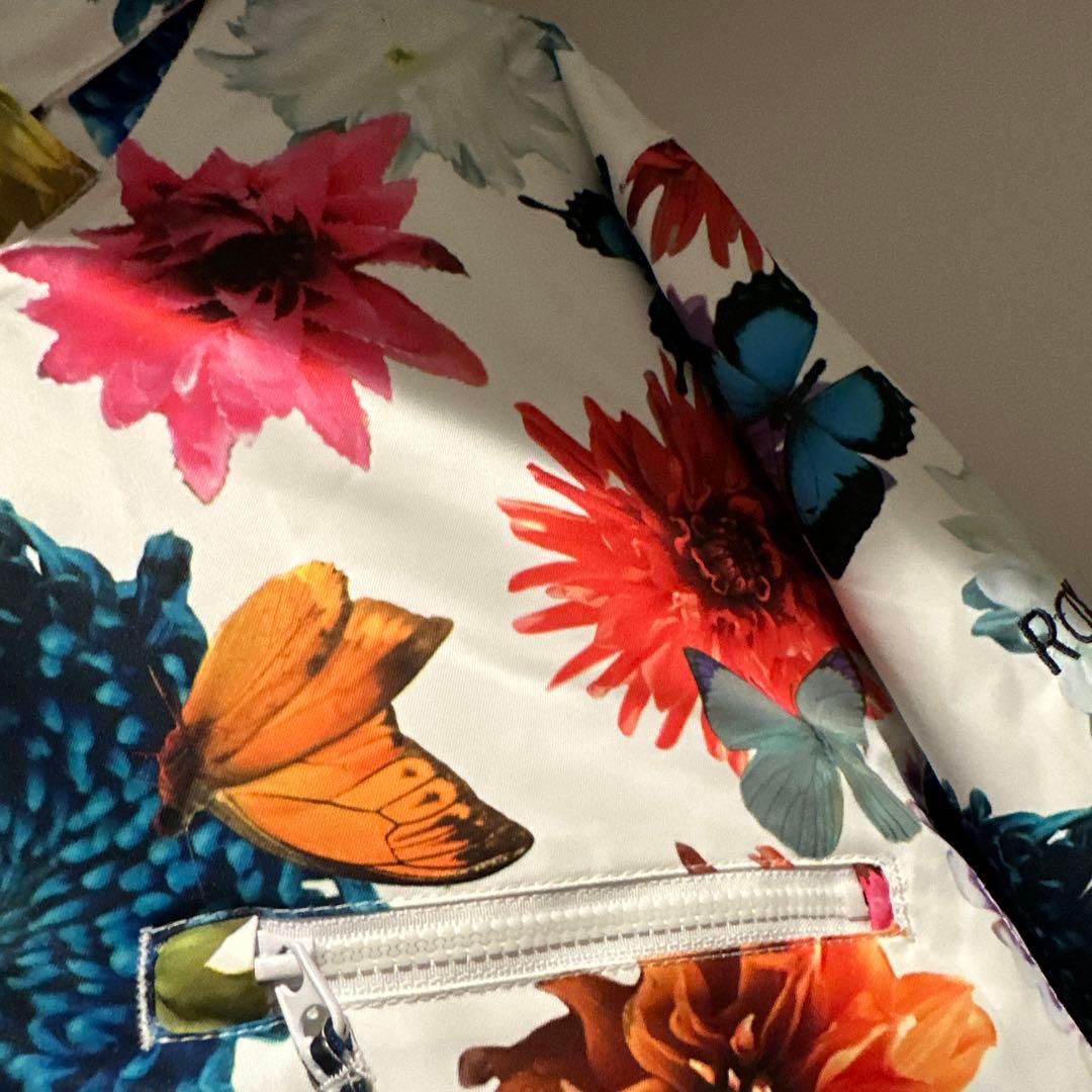 ROXY 花柄 スノーボードウェア レディース　白