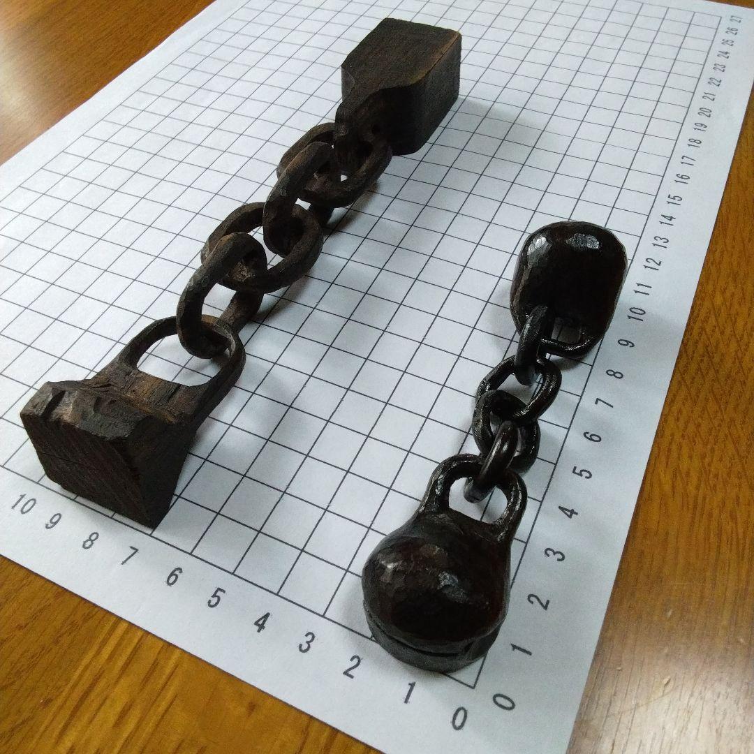 ● 鎖彫り　2品セット商品　／　ハンドメイド作品　【未完成品】