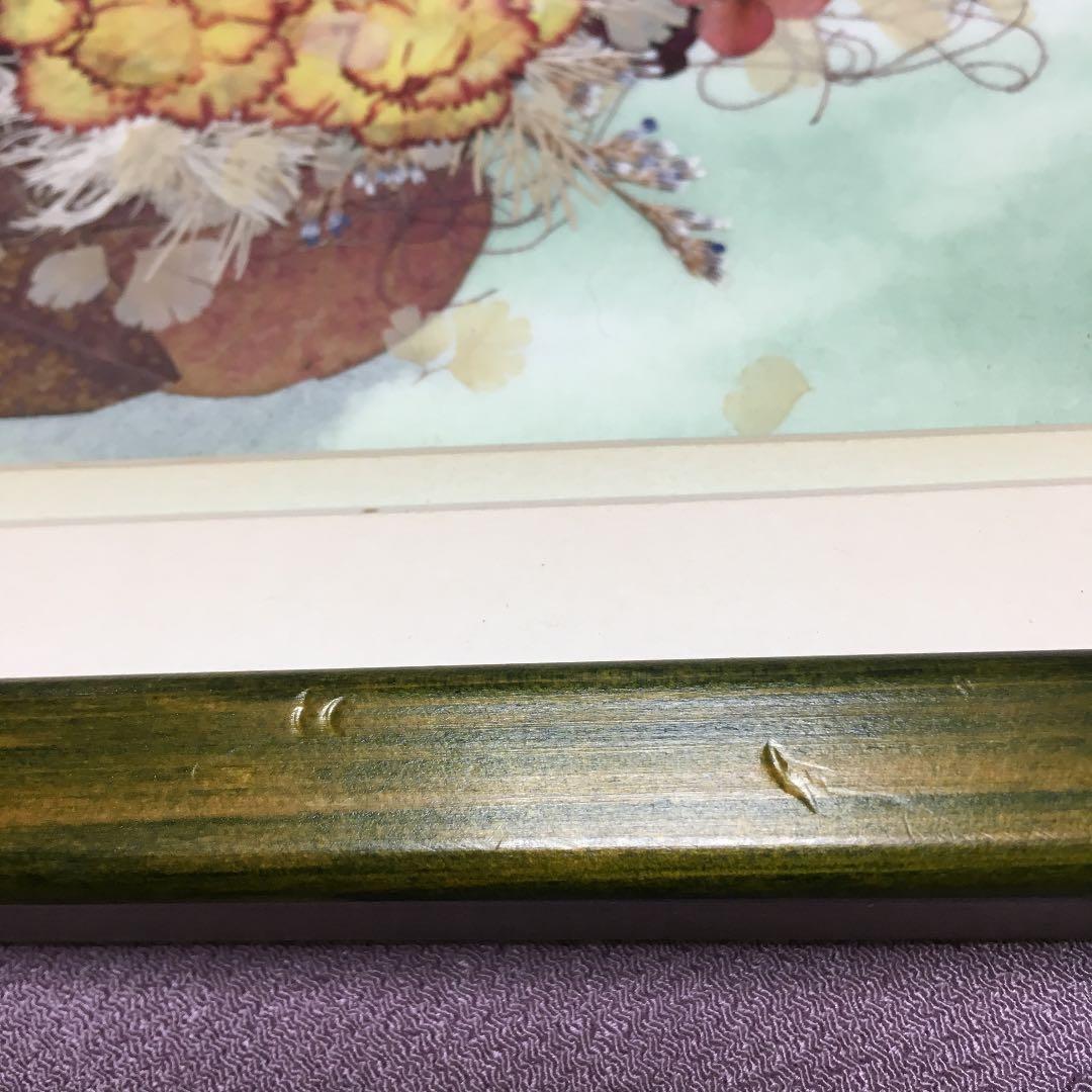 0472 押し花額 田中恵子 作