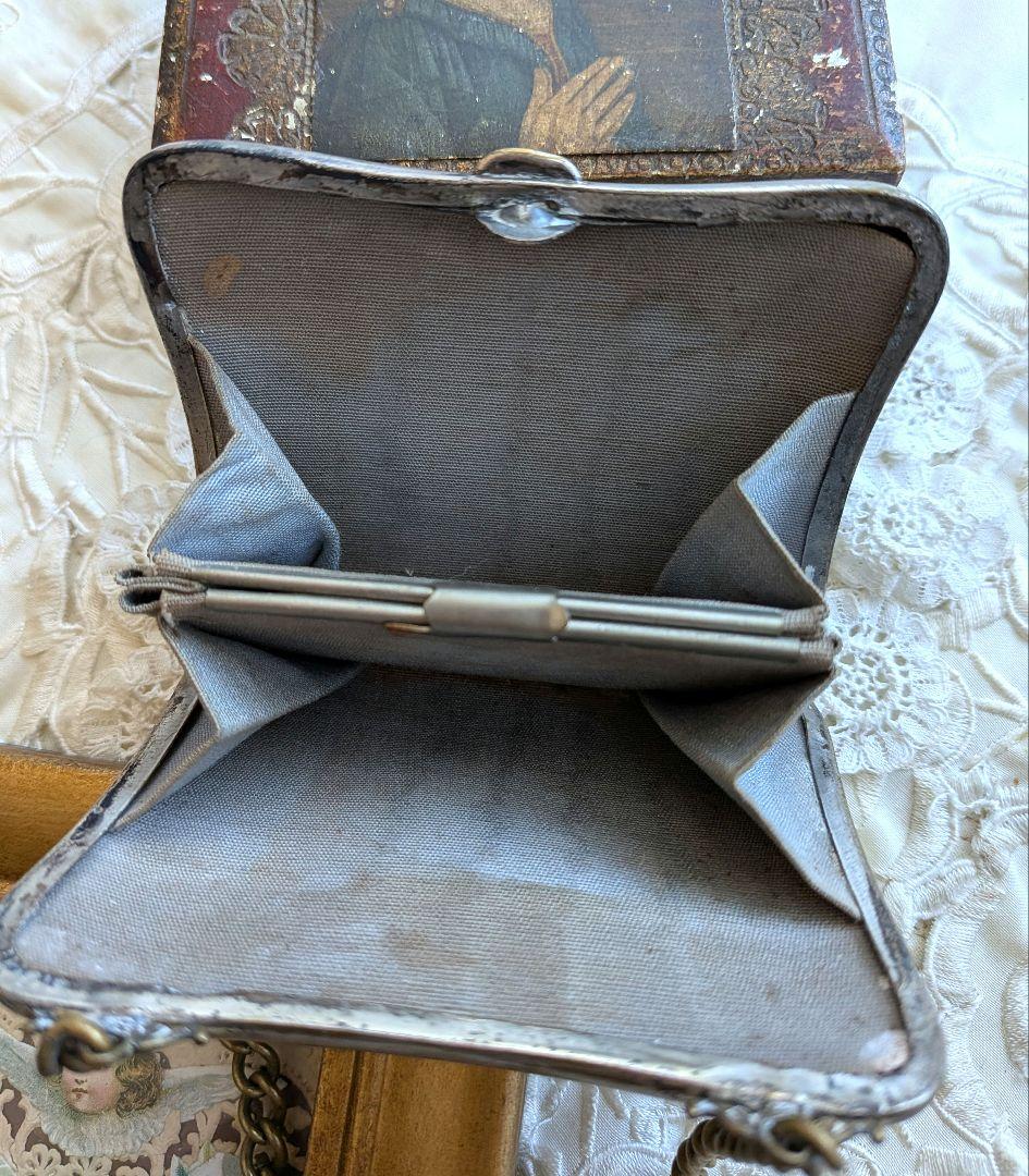 ビクトリア朝 アールヌーヴォー シルバー カラーケース 英国アンティーク