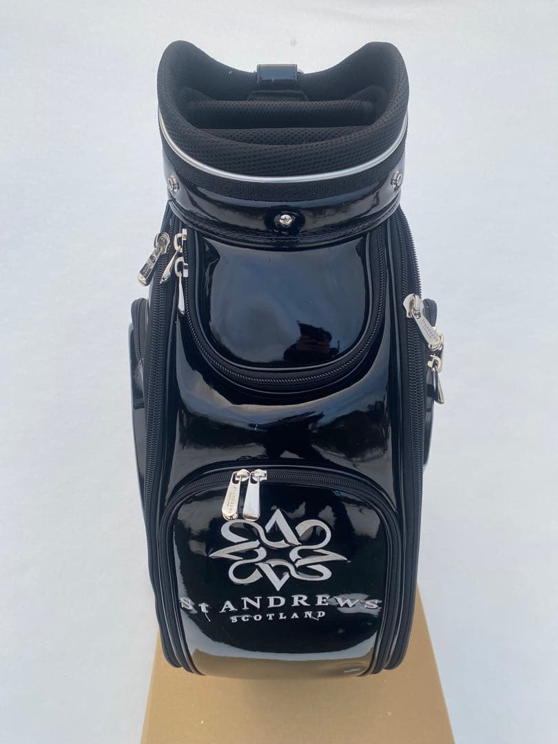St Andrews 黒 キャディバッグ スコットランド