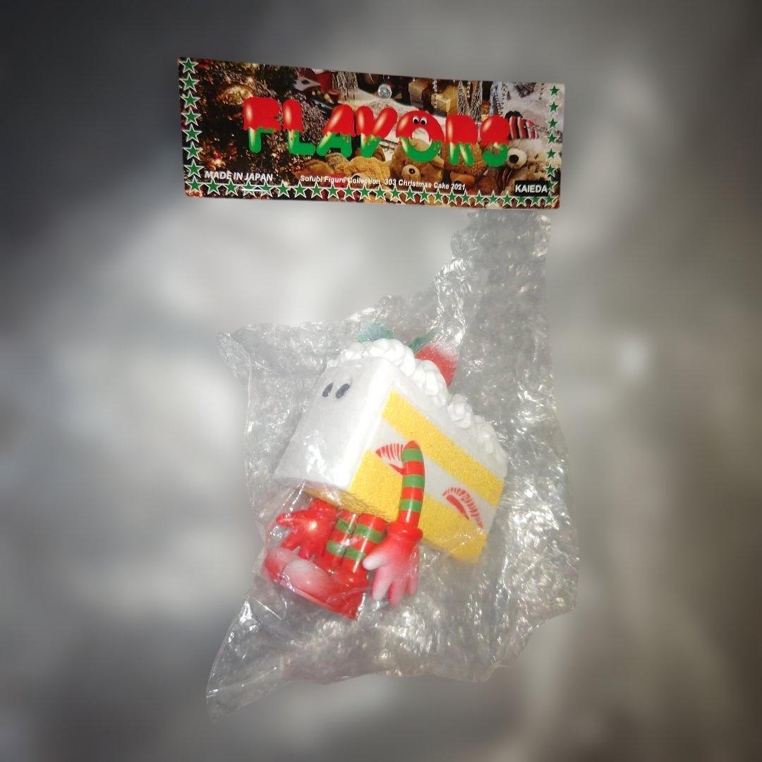 フレーバーズ　クリスマスケーキ　白　ソフビ　未開封