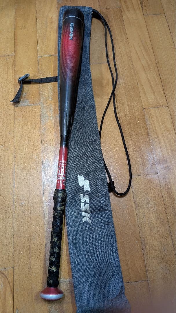 『りんぱぱ』さん専用 SSK MM23 少年軟式用 赤黒 バットケース付き