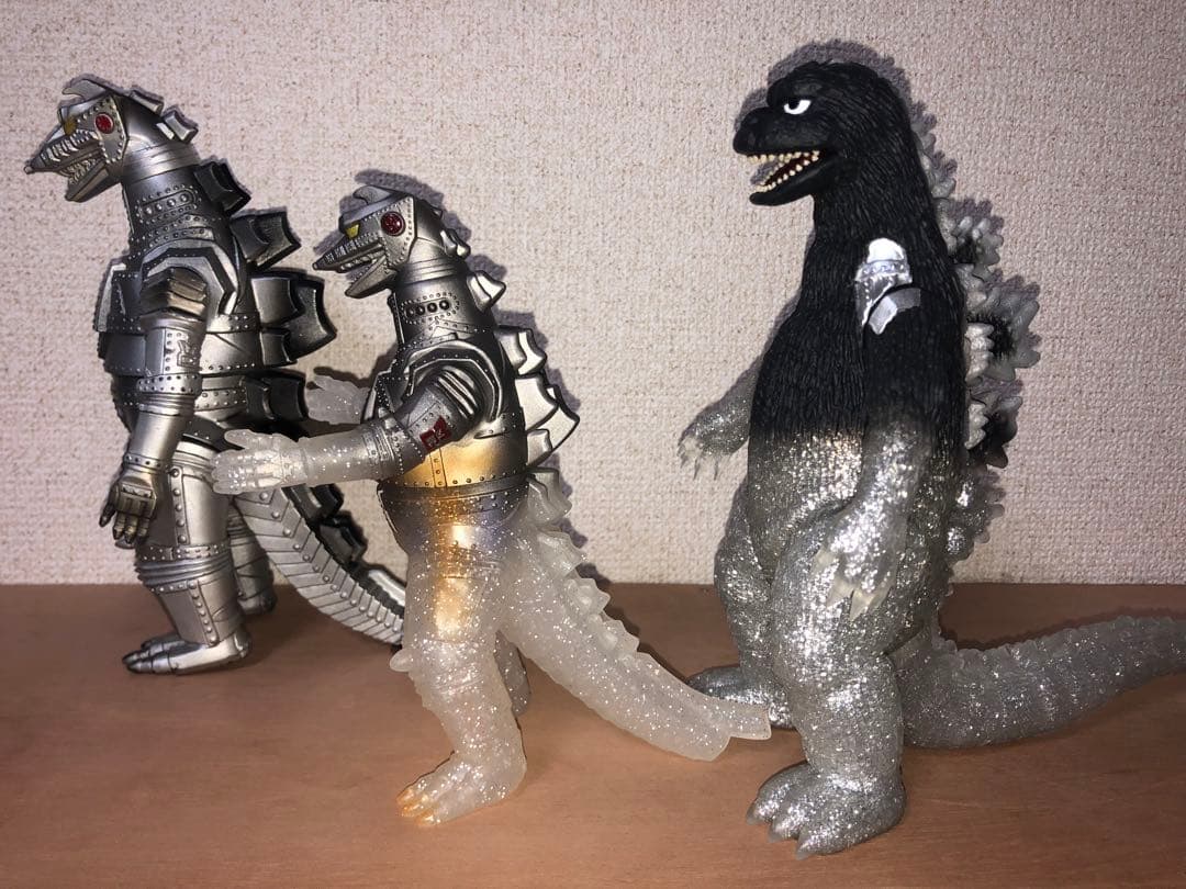 メカゴジラ3体セット★にせゴジラ　バンダイ製
