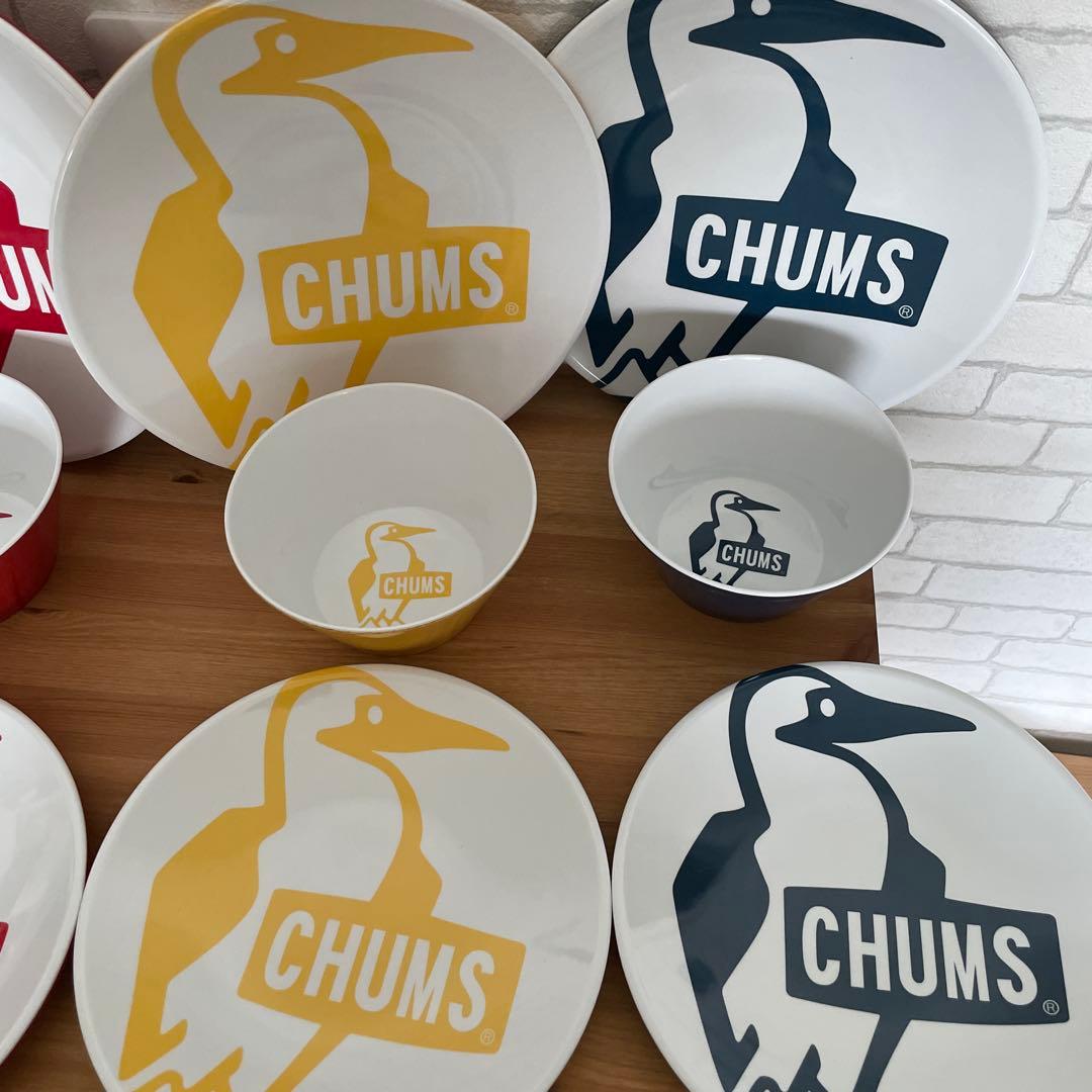 CHUMS 食器セット 12点チャムス【廃盤品】メラミンディッシュ食器値下げ
