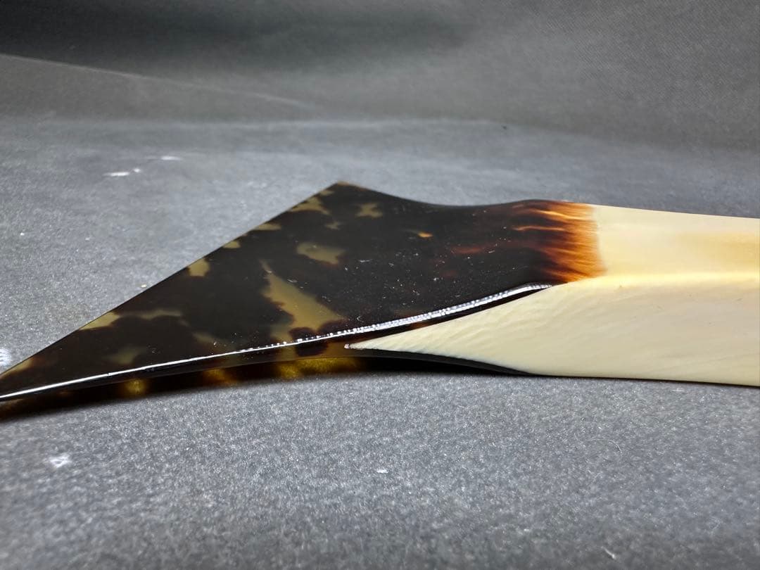 極上　三味線　鼈甲撥　天然素材　バチ　和楽器 民謡　アンティーク　細密細工