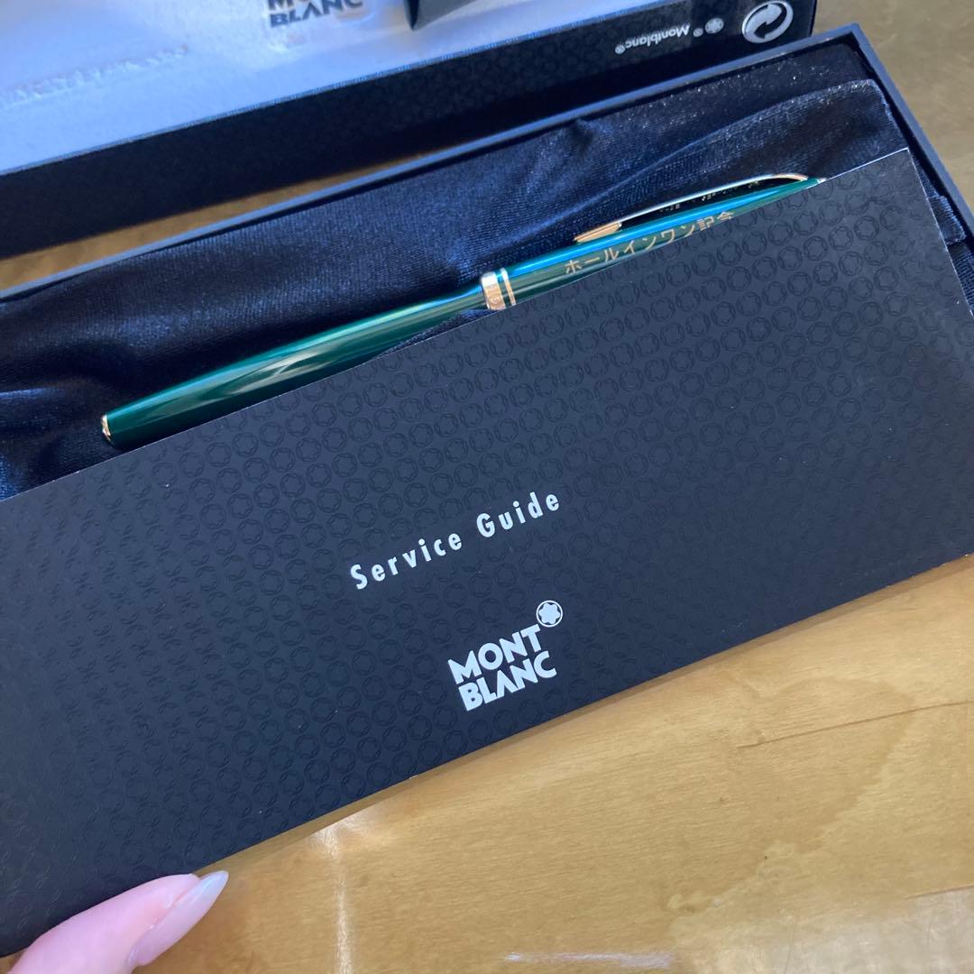 MONT BLANC 万年筆 ホールインワン記念品