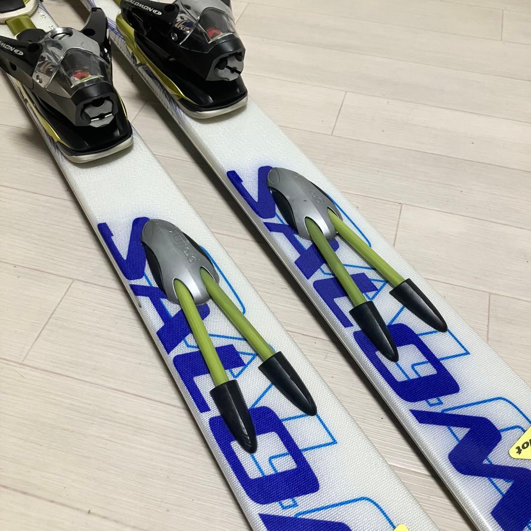 【良品】SALOMON DEMO8P3サロモン スキー160/ケース.ストック付