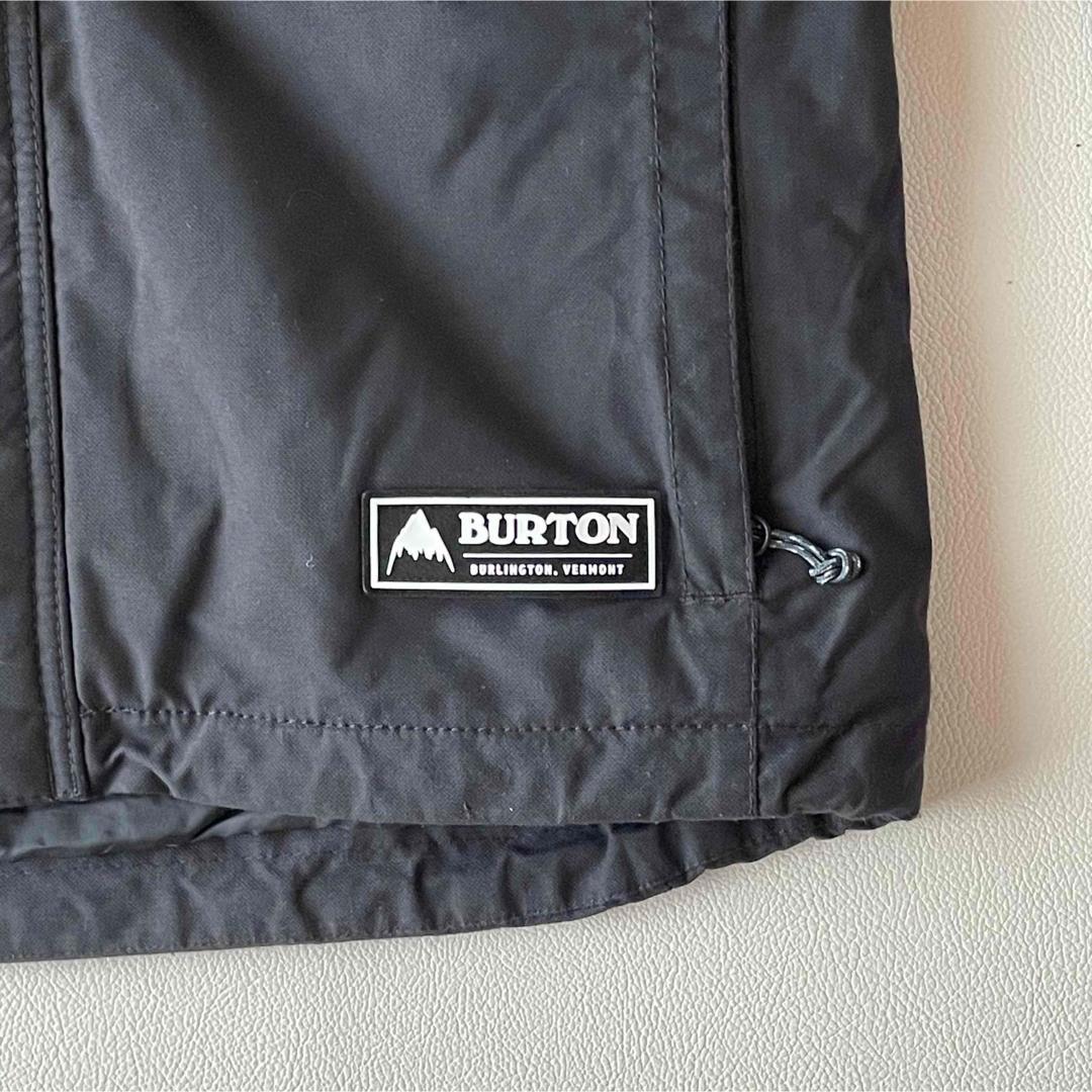 5481【美品】バートン　ジャケット メンズ 中綿入り 無地 黒 サーモライト