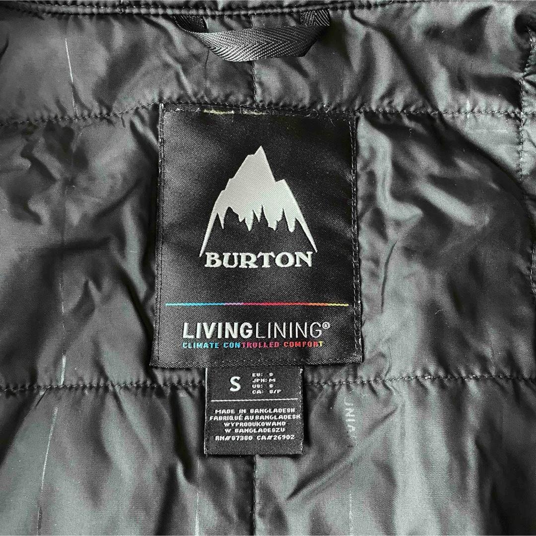 5481【美品】バートン　ジャケット メンズ 中綿入り 無地 黒 サーモライト