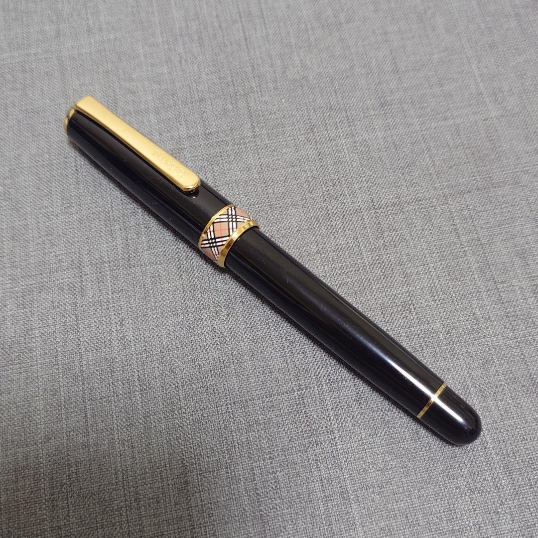 明*灯様 バーバリー　万年筆　24KGP　エグゼクティブ