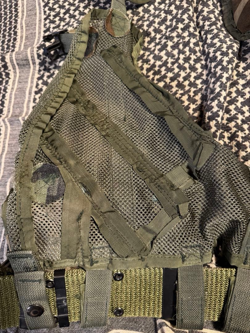 米軍 実物 TLBV タクティカルロードベアリングベスト LC2ベルト付