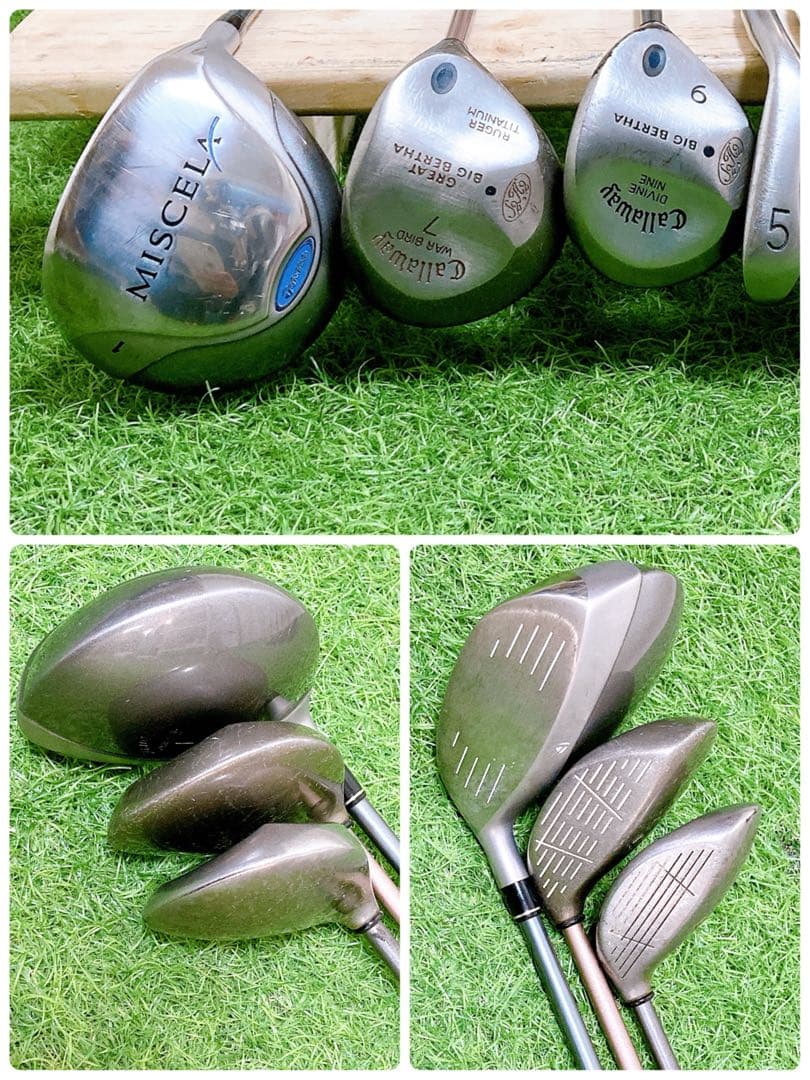 1.初心者オススメ　ゴルフクラブ　レディースセット　右利き　バックキャロウェイ