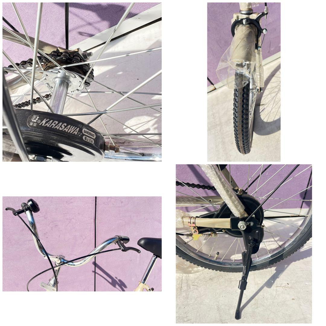 AERO折りたたみ自転車 ホワイト 小径