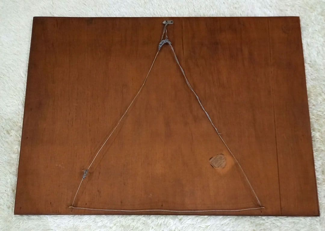 希少 羽根細工 モルフォ蝶◆蝶羽画 絵画 木製額