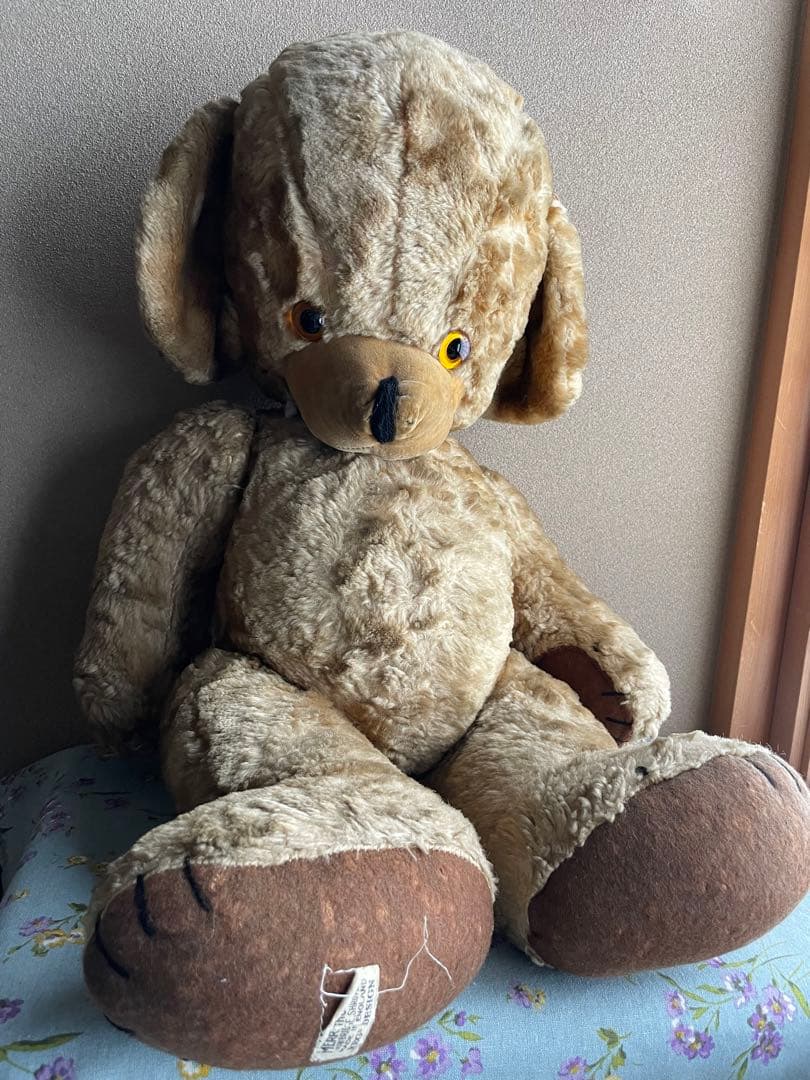 大きなビンテージ チーキー REG チーキーベア テディベア ビンテージ
