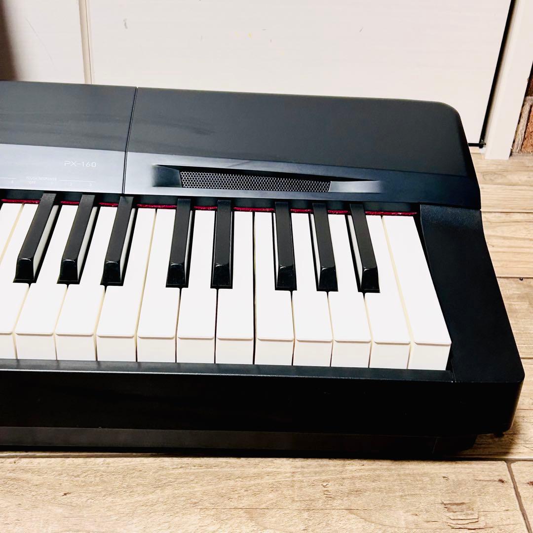 CASIO 88鍵盤 電子ピアノ Privia PX-160BK（良品）