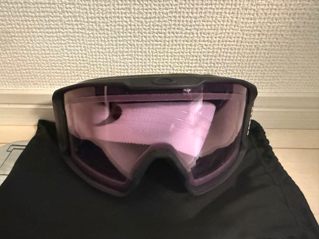 ラインマイナーXL Oakley ゴーグル ピンクレンズ 収納袋付き