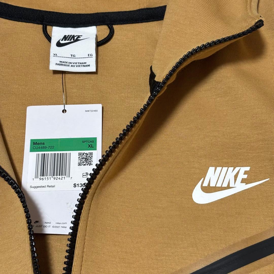 新品 Nike Tech Fleece Gold/Sail XL セットアップ