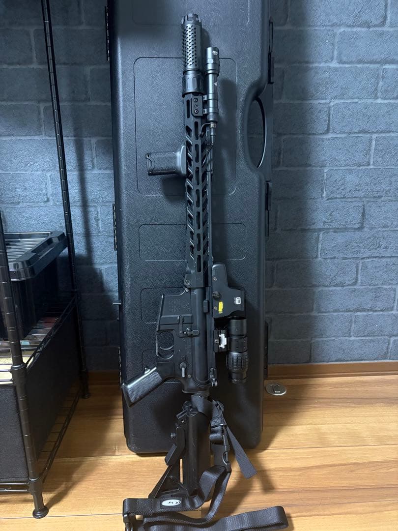 オマケ多数 外装フルカスタム 次世代m4 sopmod リポ可