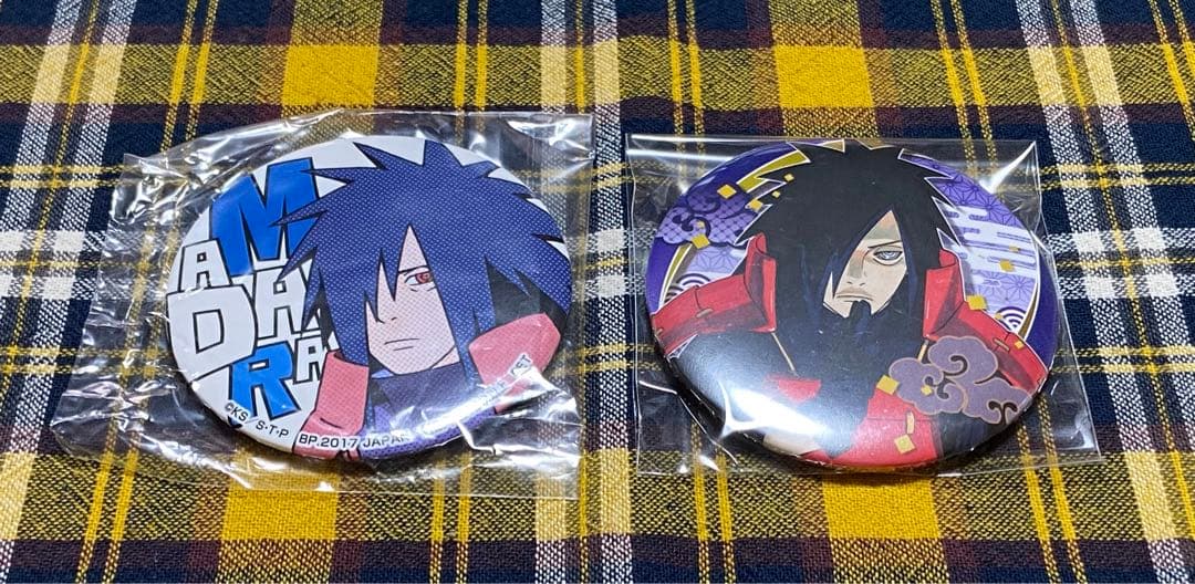 NARUTO SEGA歌舞伎 缶バッジ 缶バッジ うちはマダラ