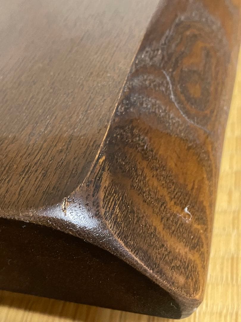 木製 花台・華台・平台・飾り台 重厚感ある木目 アンティーク