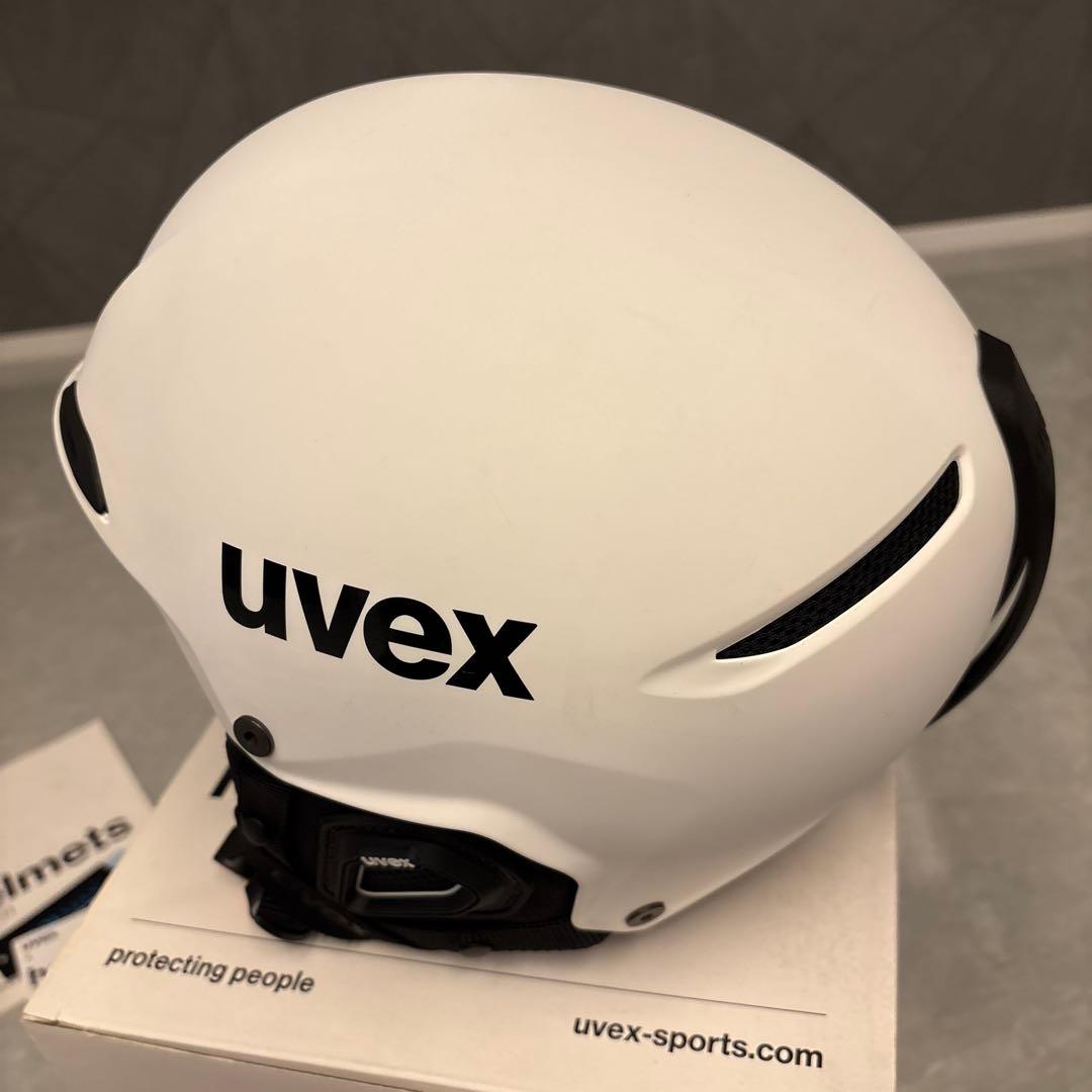 スキー　ヘルメット　uvex JAKK+ IAS ホワイトマット　ウベックス　白