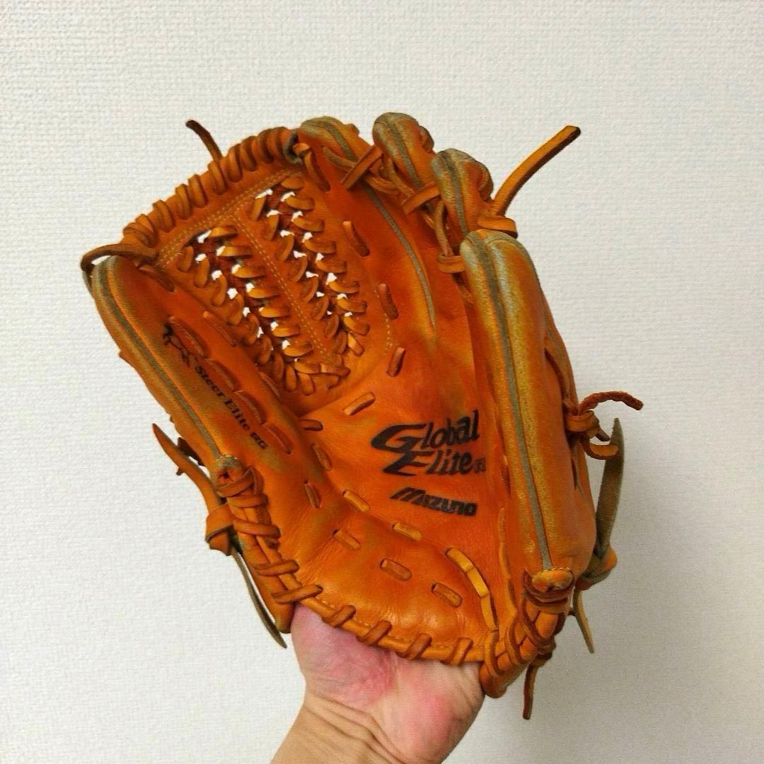 031 ミズノ グローバルエリート 井端和弘モデル 軟式 少年 内野手用グローブ