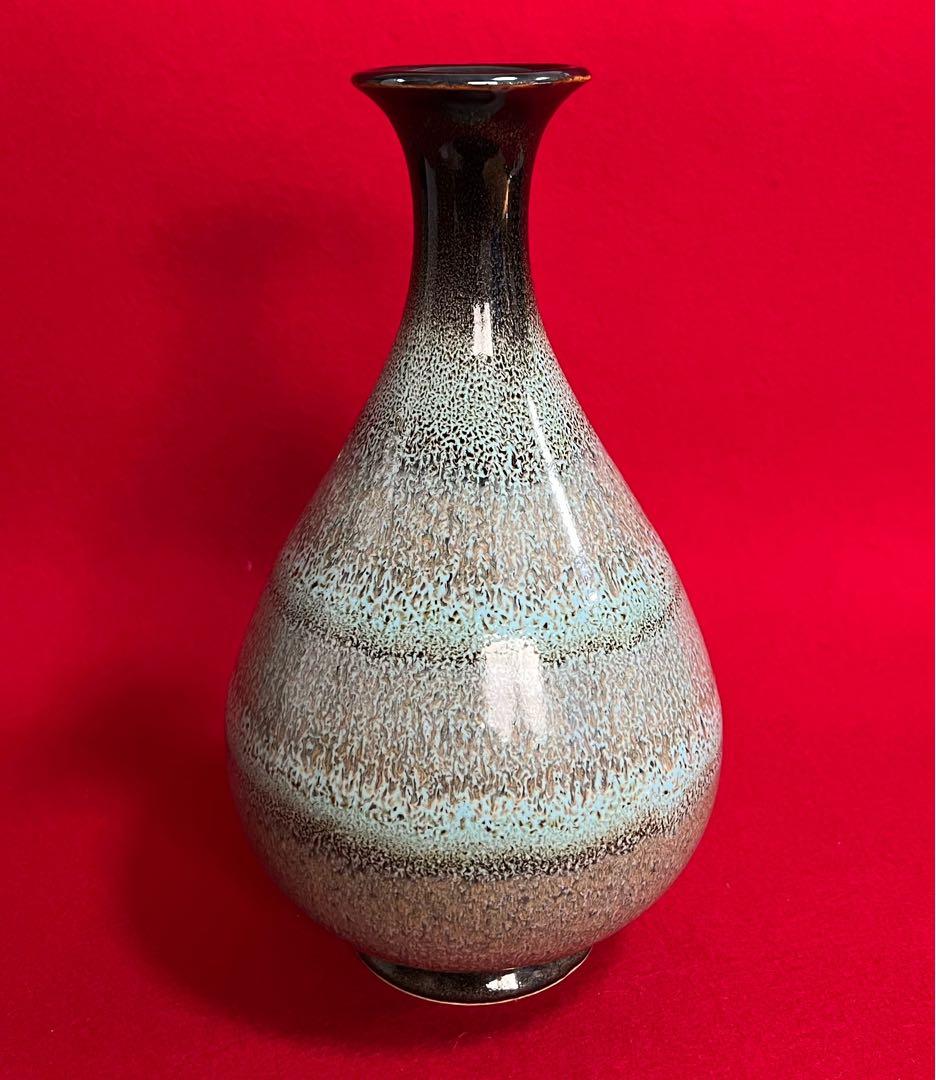 中国美術 古玩 中國磁州窑製花瓶 花器 花入