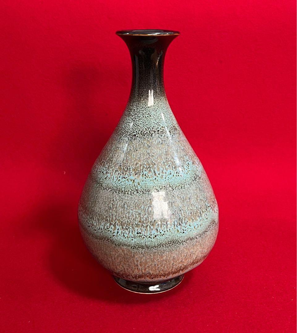 中国美術 古玩 中國磁州窑製花瓶 花器 花入