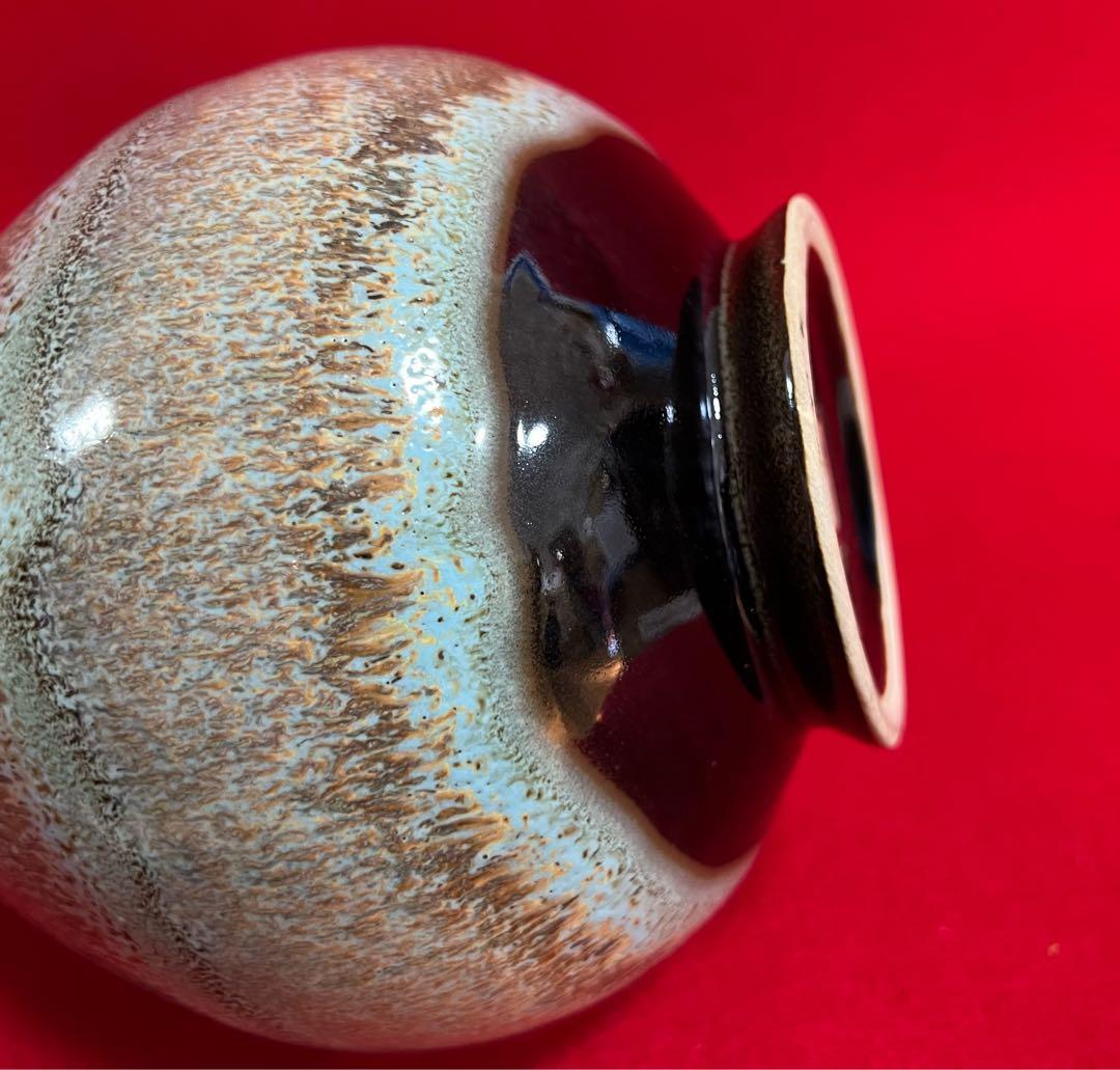 中国美術 古玩 中國磁州窑製花瓶 花器 花入